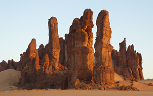 Felstürme bei Archei, Tschad